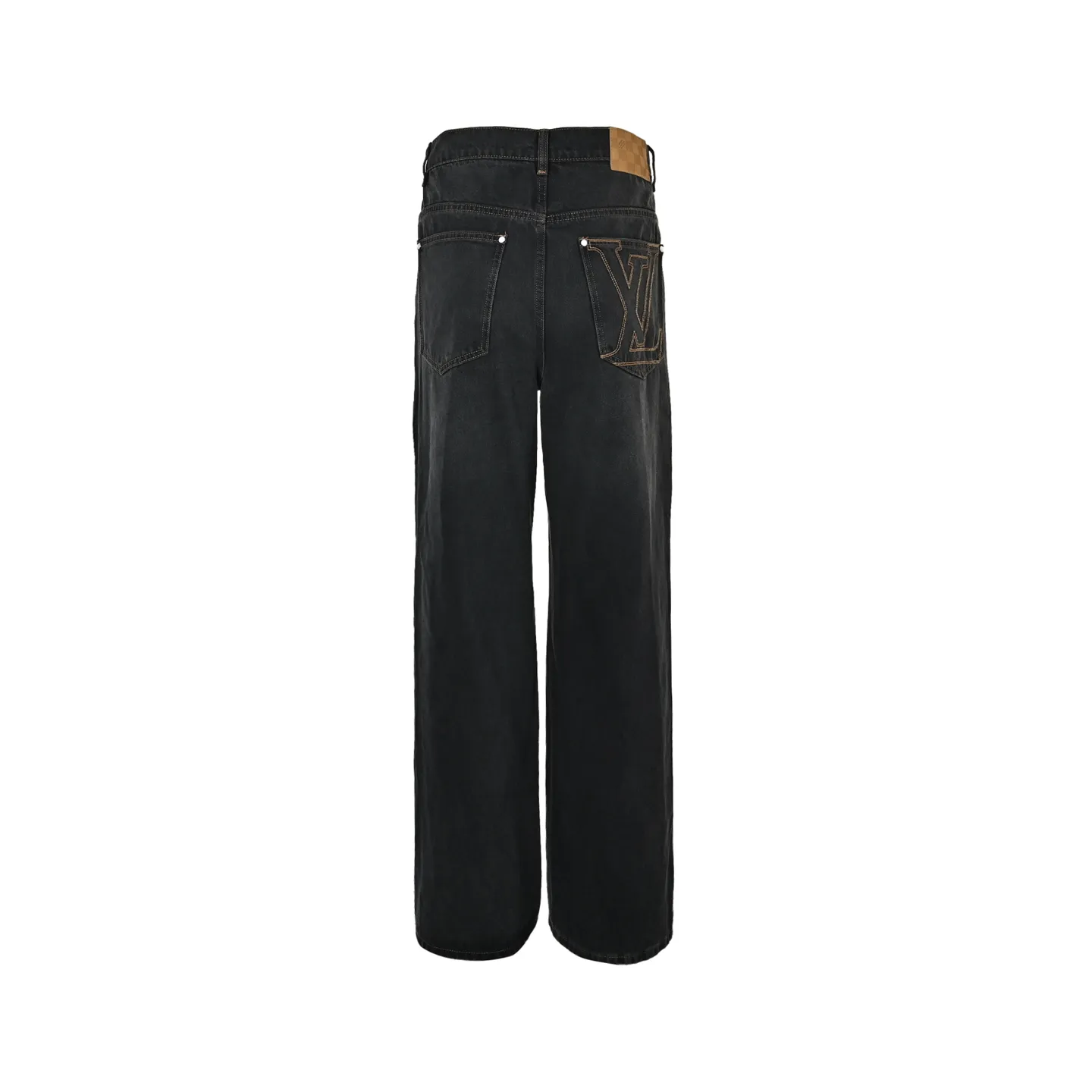Louis Vuitton/Louis Vuitton back pocket embroidered skateboard jeans